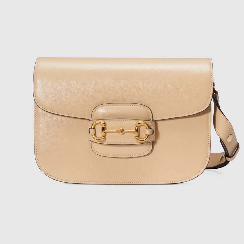 Gucci Horsebit 1955 Small Shoulder Bag 602204 Beige